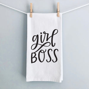 Girl Boss Tea Towel