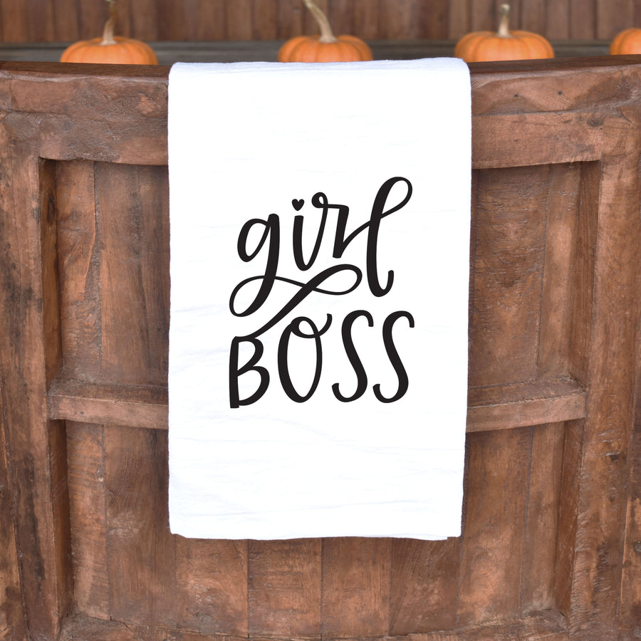 Girl Boss Tea Towel