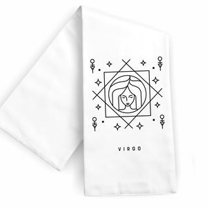 VIrgo Zodiac Sign Tea Towel