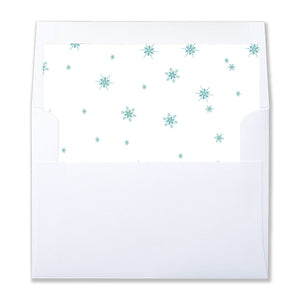 Coordinating Holiday Envelope Liners