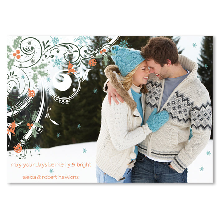 Holiday Save the Date Photo Card