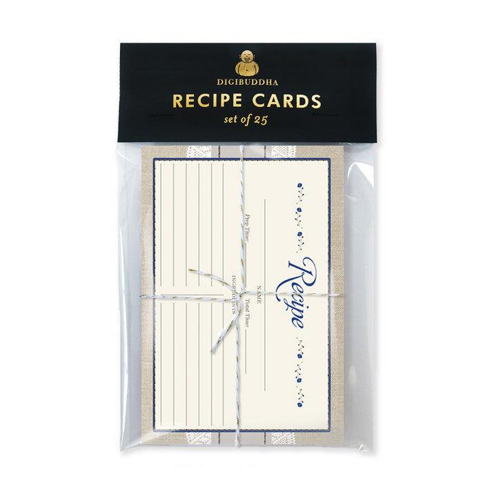 Lace Recipe Cards |  Hillary Navy