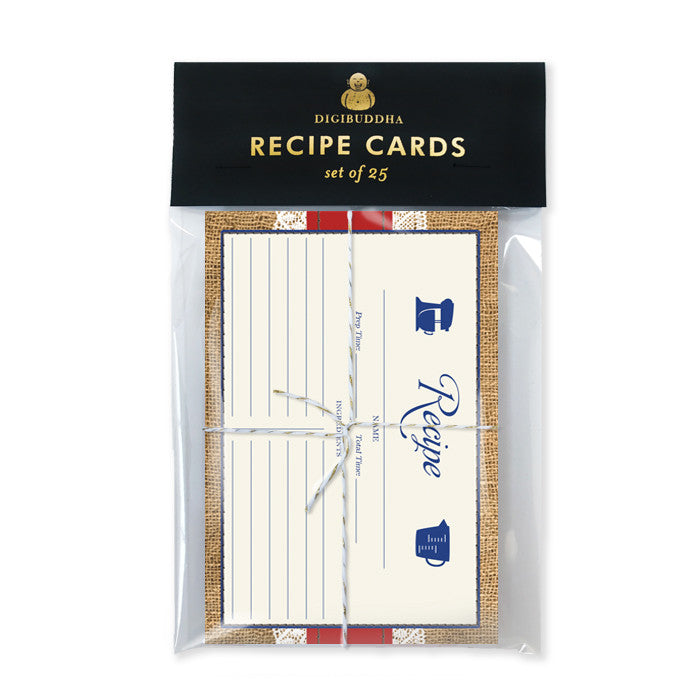 Lace Recipe Cards |  Hillary Red
