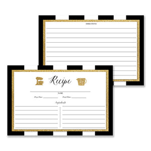 Stripe Recipe Cards |  Julia