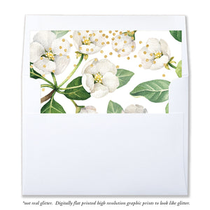 "Kacy" Floral Envelope Liners