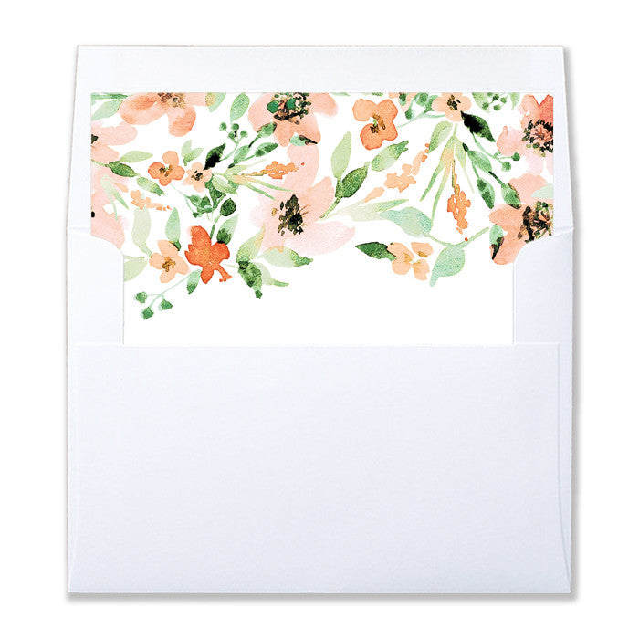 "Kaylee" Floral Envelope Liners