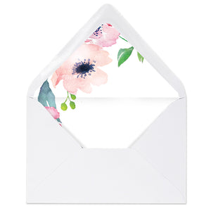 "Kennedy" Floral Envelope Liners