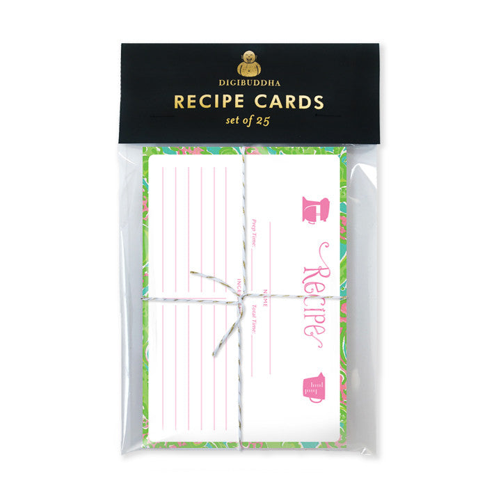 Paisley Recipe Cards |  Kim Lilly