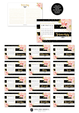 2021 Desk Calendar by Digibuddha | Krissy Black