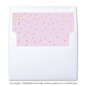 Copy of "Mila" Lilac + Gold Envelope Liners