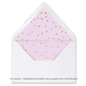 Copy of "Mila" Lilac + Gold Envelope Liners