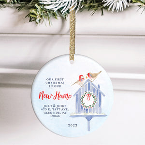 First Christmas New Home Ornament, Personalized | 451