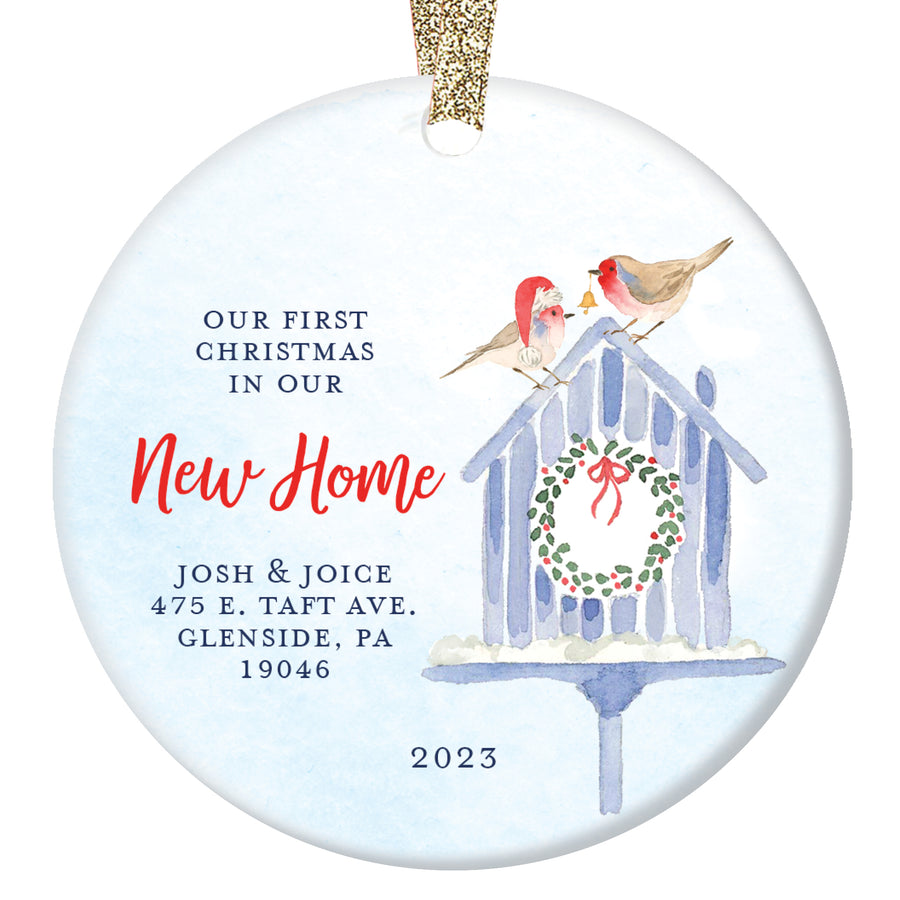 First Christmas New Home Ornament, Personalized | 451