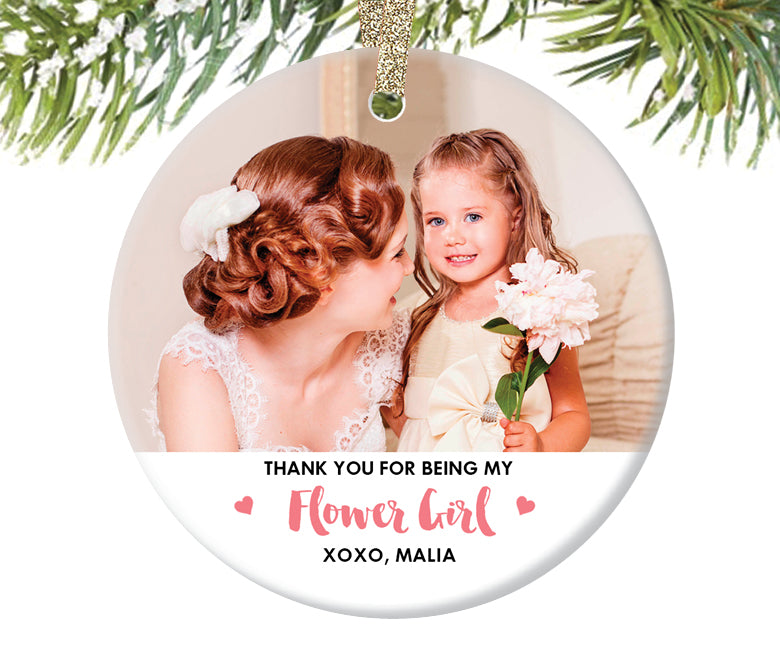 Flower girl hot sale ornament