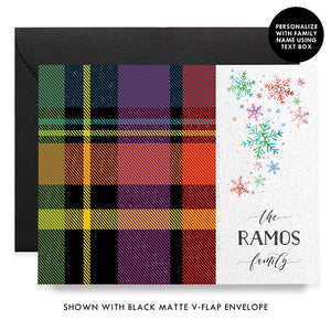 Classic Tartan Personalized Boxed Holiday Cards | Ramos