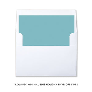 Minimal Blue Envelope Liner 