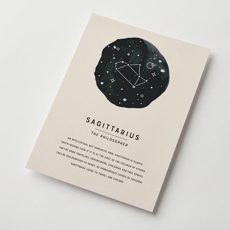 Sagittarius Zodiac Sign Art Print