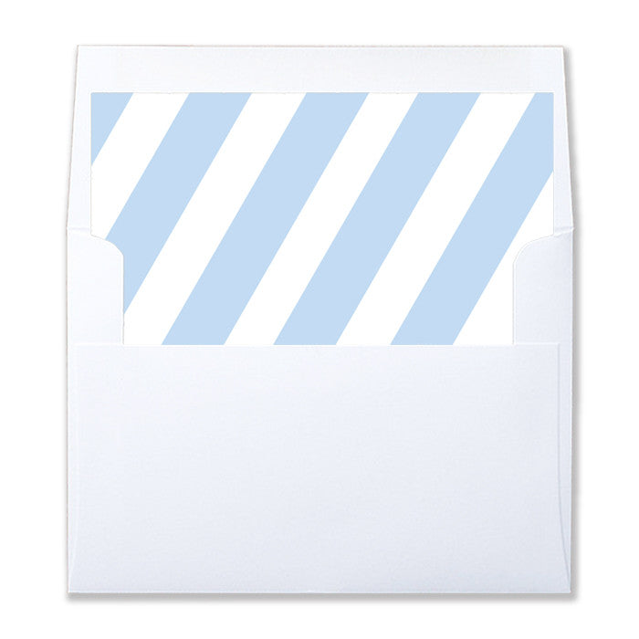 "Stella" Blue Stripe Envelope Liners