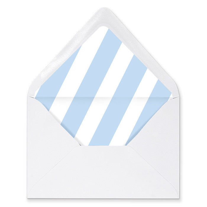 "Stella" Blue Stripe Envelope Liners