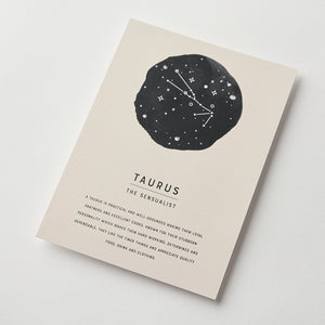 Taurus Zodiac Sign Art Print
