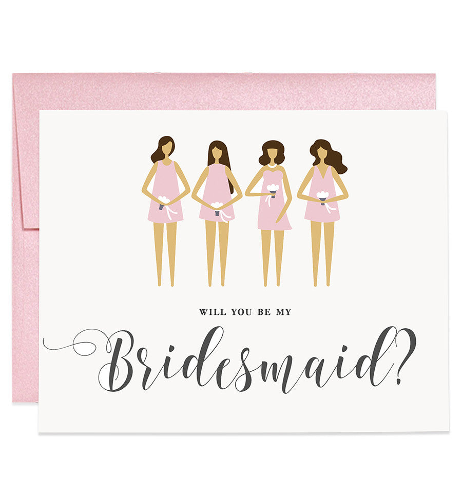 Will You Be My Bridesmaid? Rose Pink | Tori