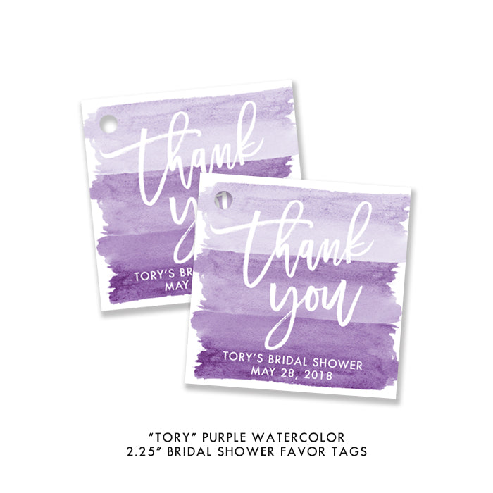 Ombre Purple Bridal Shower Invitations | Tory