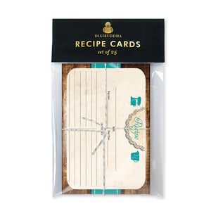 Rustic Wood Recipe Cards |  Tracey Teal