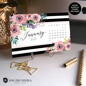 2021 Desk Calendar by Digibuddha | Elise