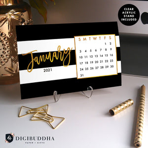 2021 Desk Calendar by Digibuddha | Tory Black