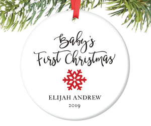 Baby's First Christmas Ornament, Personalized | 24