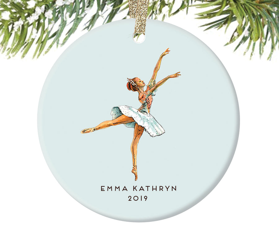 Nutcracker Ballerina Christmas Ornament, Personalized | 33