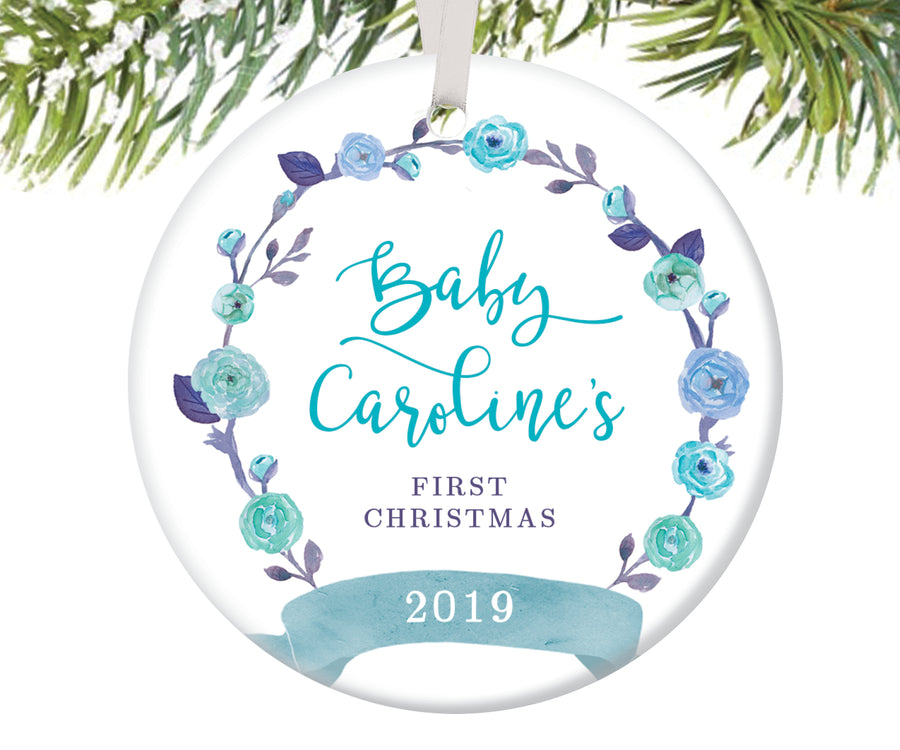 Baby's First Christmas Ornament, Personalized | 62