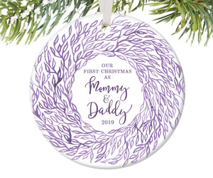 First Christmas as Mommy and Daddy Christmas Ornament | 80