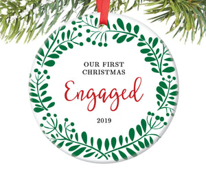 First Christmas Engaged Ornament | 104