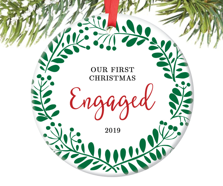 First Christmas Engaged Ornament | 104