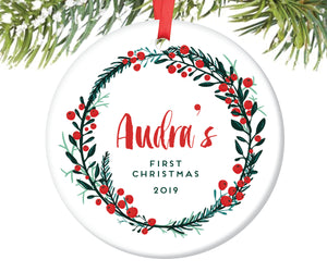 Baby's First Christmas Ornament, Personalized | 139