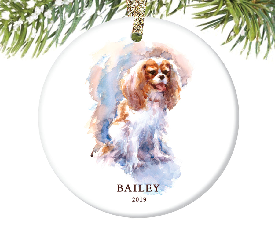 Spaniel Christmas Ornament, Personalized | 172