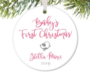 Baby's First Christmas Ornament, Personalized | 197