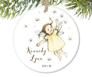 Fairy Christmas Ornament for Girls, Personalized | 228