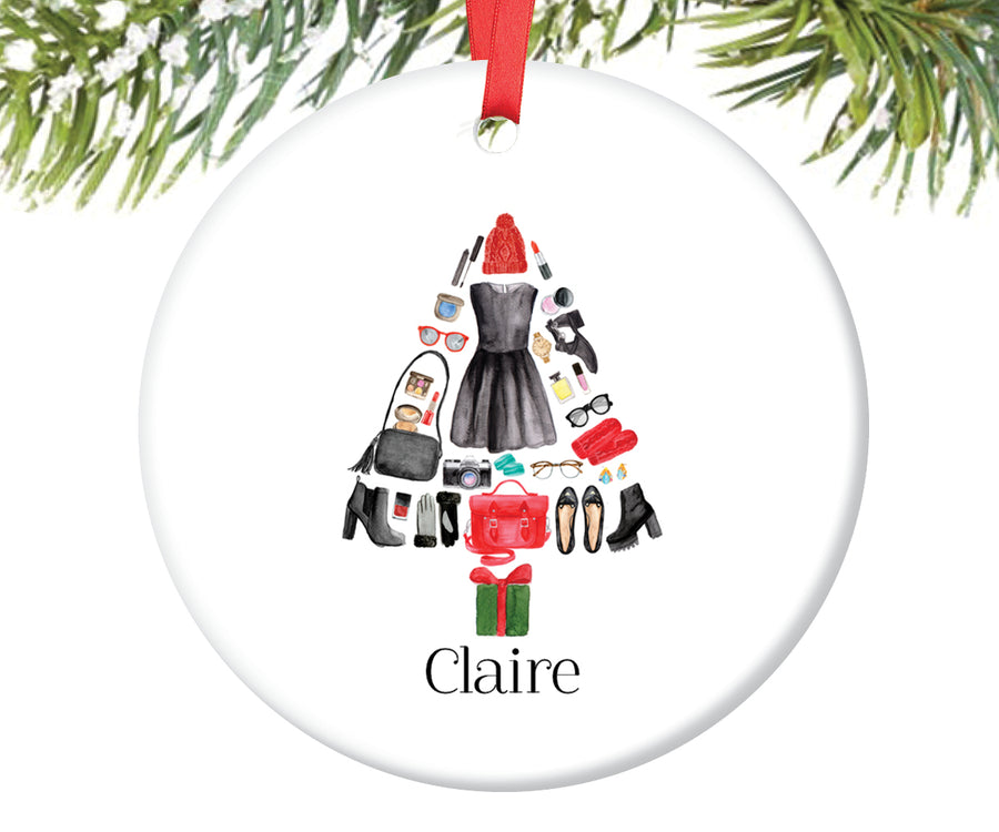 Fashion Christmas Tree Ornament for Girls