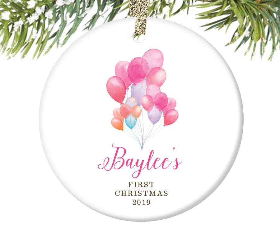 Baby's First Christmas Ornament, Personalized | 235