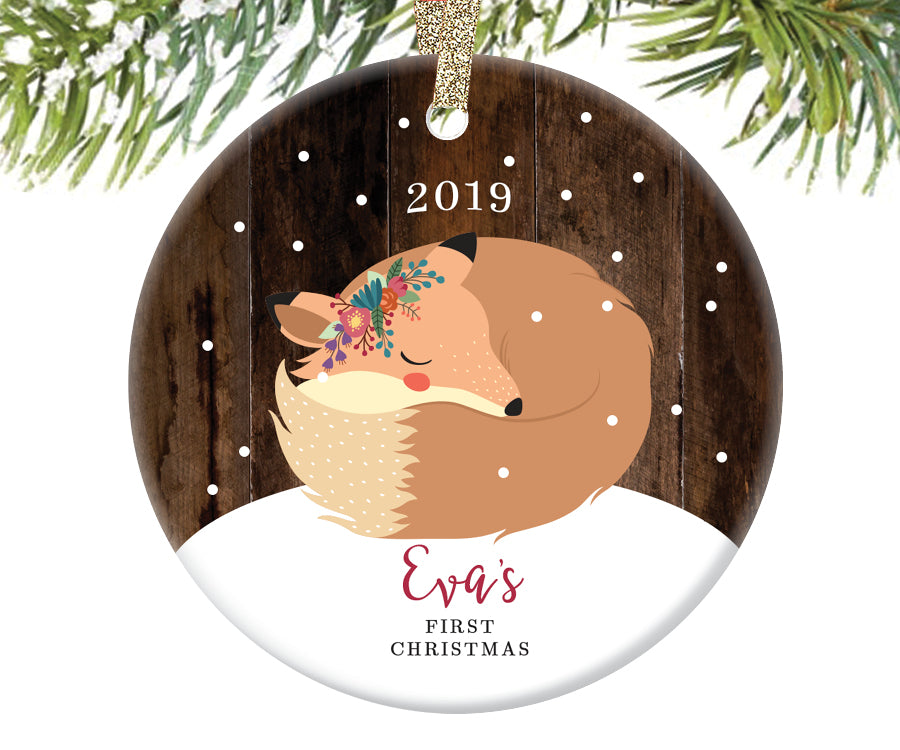 Baby's First Christmas Ornament, Personalized | 268