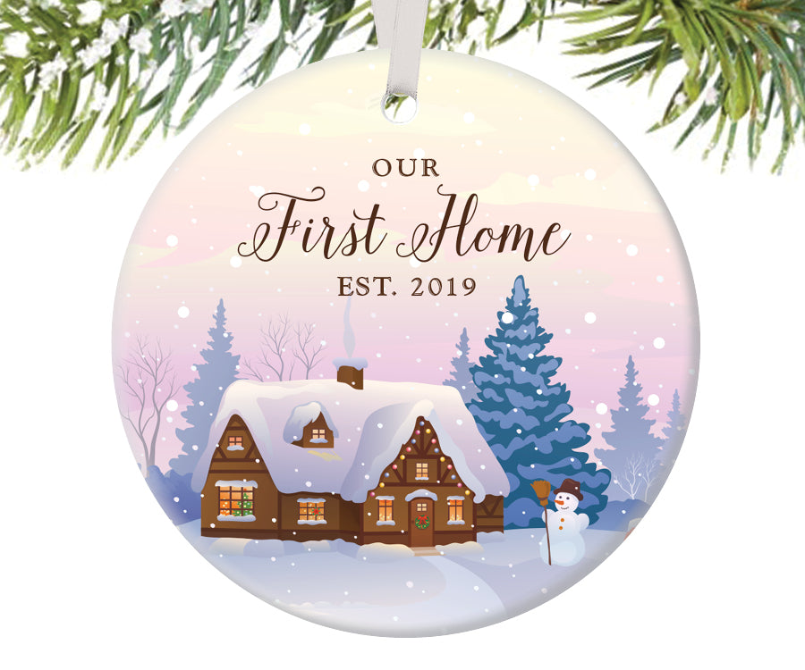 Our First Home Christmas Ornament, Personalized | 299