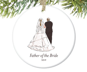 Father of the Bride Christmas Ornament | 317