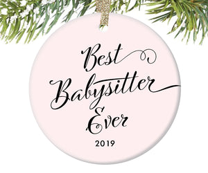 Best Babysitter Ever Christmas Ornament | 321