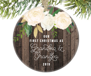 First Christmas as Grandma and Grandpa Ornament | 343
