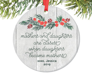 Mother Daughter Christmas Ornament | 350