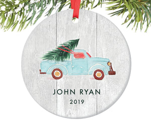 Truck Ornament for Boys, Personalized | 355