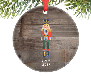 Nutcracker Christmas Ornament for Kids, Personalized | 357