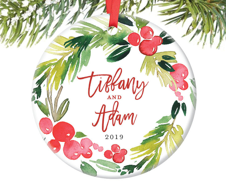 First Christmas Together Ornament, Personalized | 378